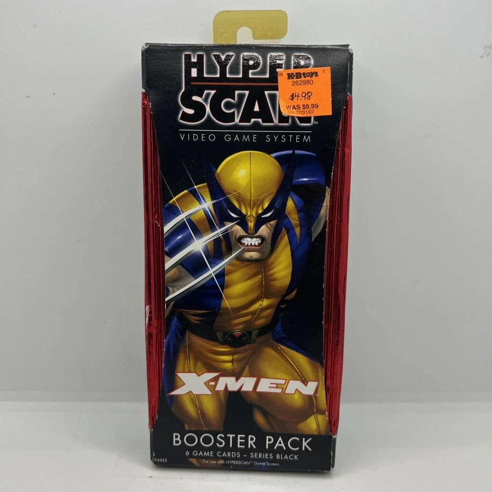 X-Men Wolverine Mattel Booster Pack Hyperscan Video Game Cards-‎ Series Black